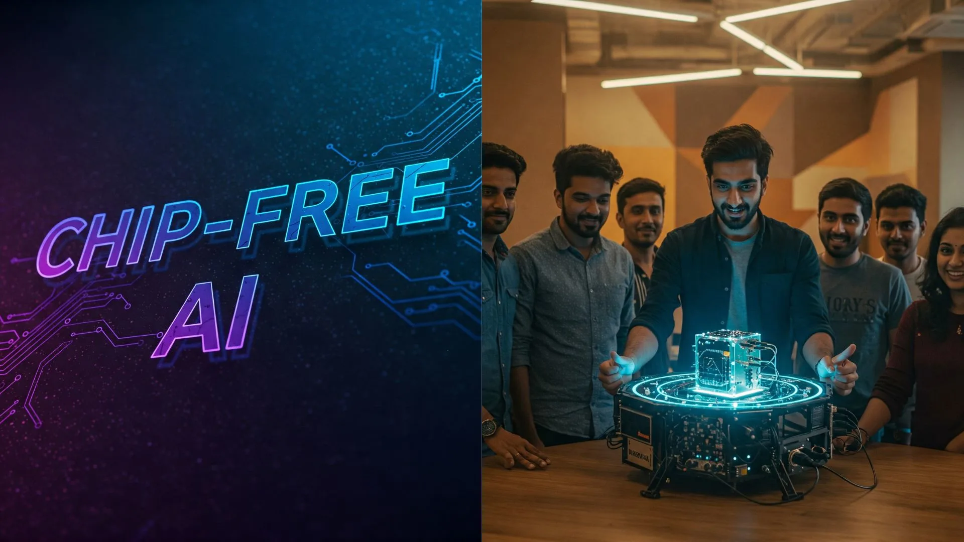 Indian Startup Unveils Chip-Free AI Breakthrough